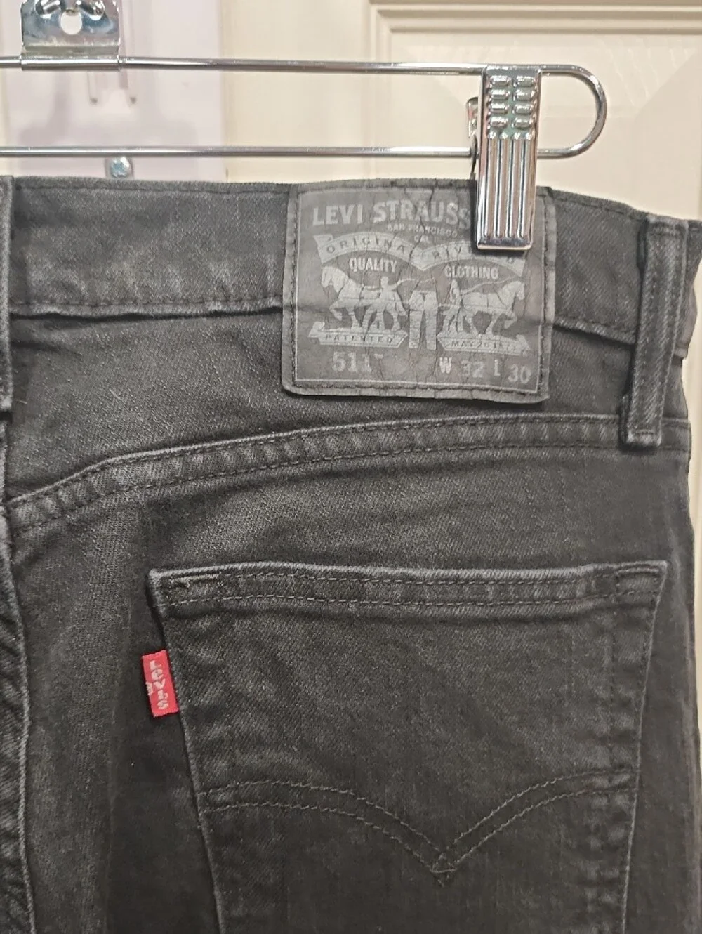 Levi's Men's 511 Slim Fit Black Jeans 32X30